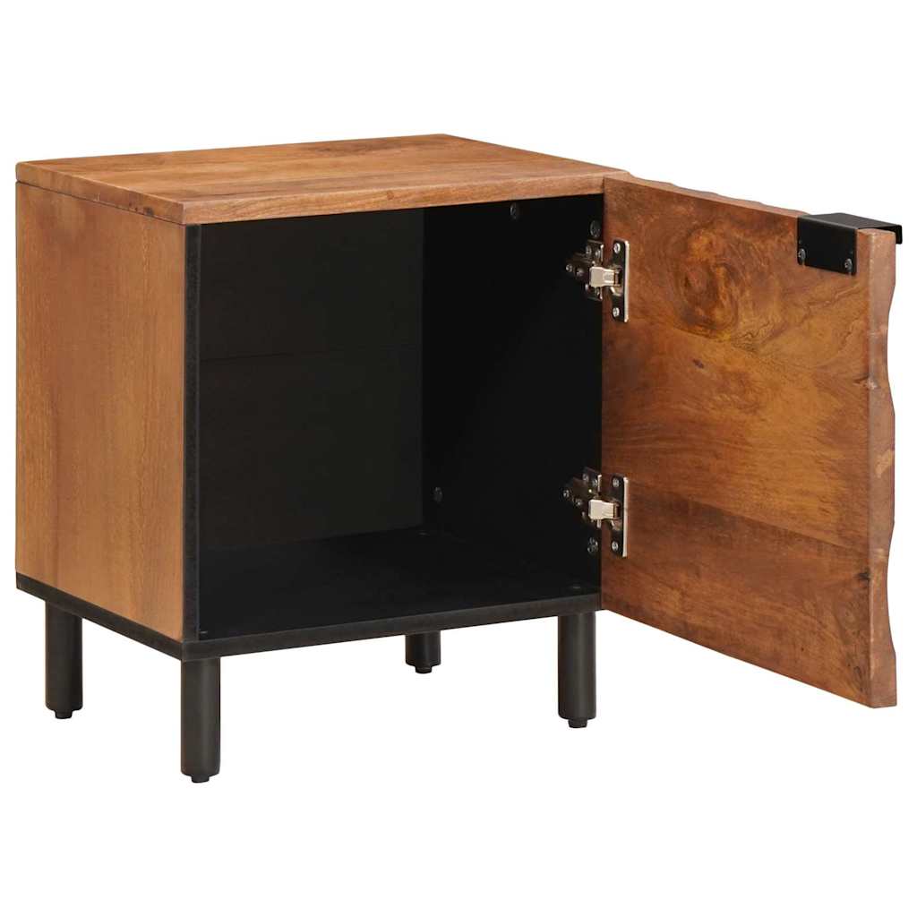 Bedside Cabinet Brown 40 x 33.5 x 46 cm Solid Mango Wood