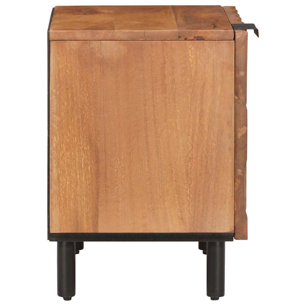 Bedside Cabinet Brown 40 x 33.5 x 46 cm Solid Mango Wood