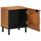 Bedside Cabinet 2 pcs Brown 40 x 33.5 x 46 cm Solid Mango Wood