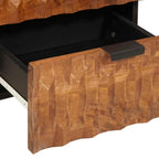 Bedside Cabinet Brown 40 x 33 x 46 cm Solid Mango Wood
