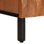 TV Cabinet with Shelf Acacia Brown Finish 105 x 33.5 x 46 cm