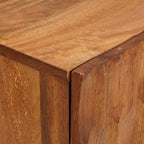 Sideboard Acacia Brown Finish 60 x 33 x 75 cm Solid Mango Wood