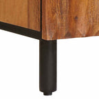 Sideboard Acacia Brown Finish 60 x 33 x 75 cm Solid Mango Wood
