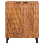 Sideboard Acacia Brown Finish 60 x 33 x 75 cm Solid Mango Wood