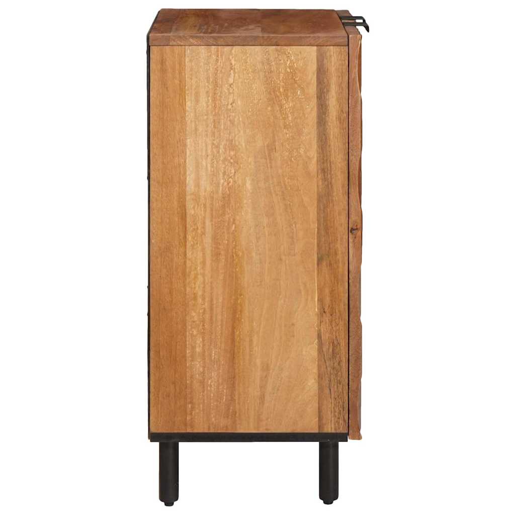 Sideboard Acacia Brown Finish 60 x 33 x 75 cm Solid Mango Wood