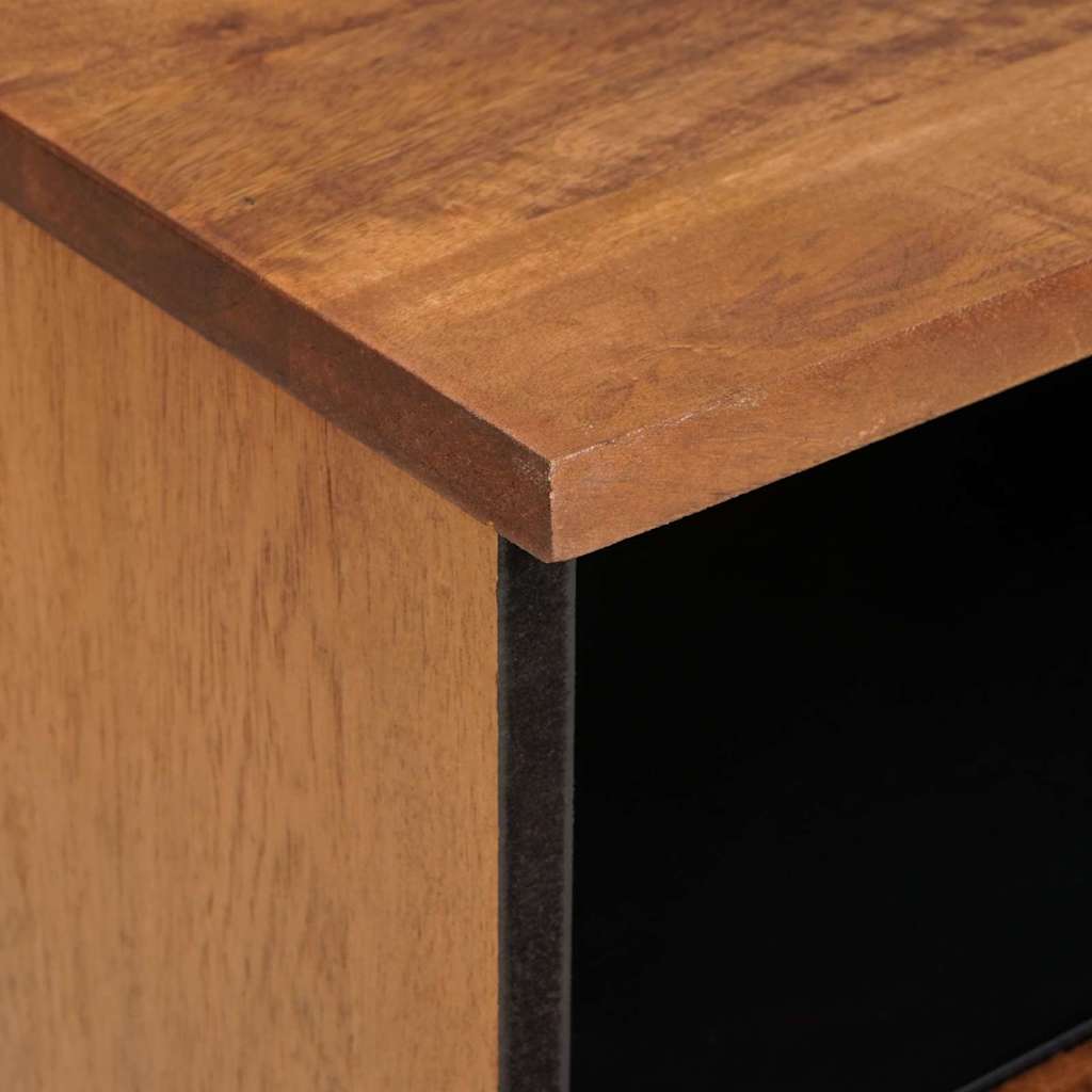 Bedside Cabinet Brown 40 x 33 x 46 cm Solid Mango Wood
