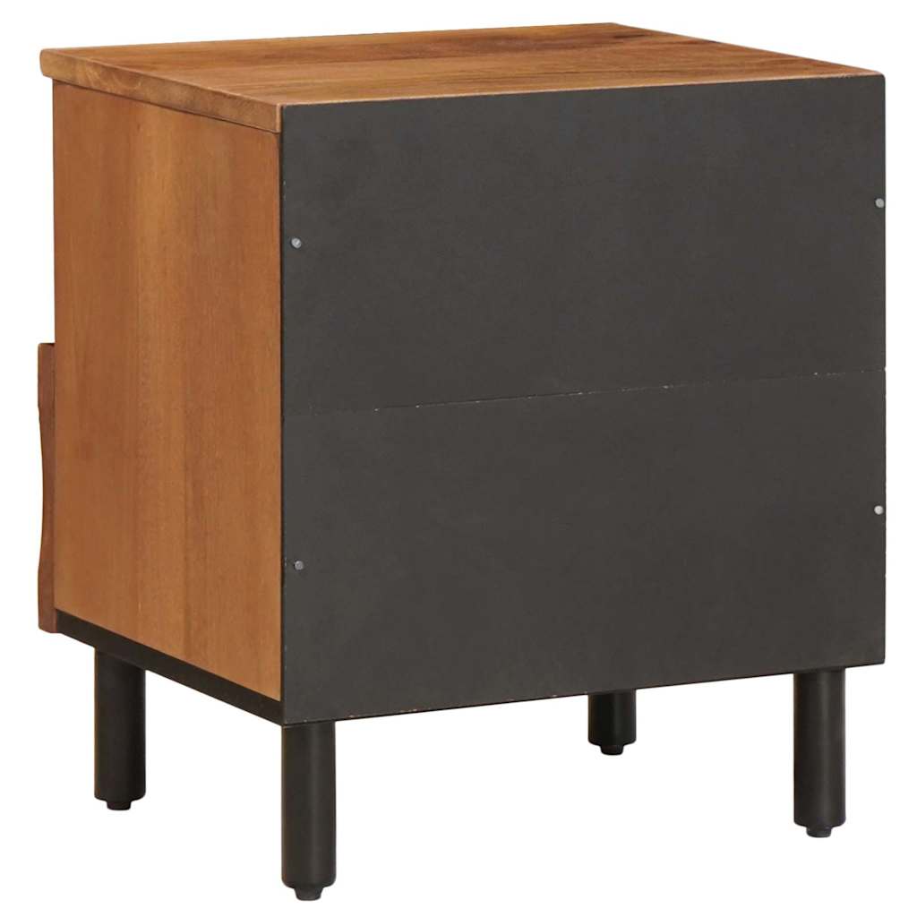 Bedside Cabinet Brown 40 x 33 x 46 cm Solid Mango Wood