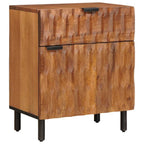 Bedside Cabinet Brown 50 x 33 x 60 cm Solid Mango Wood