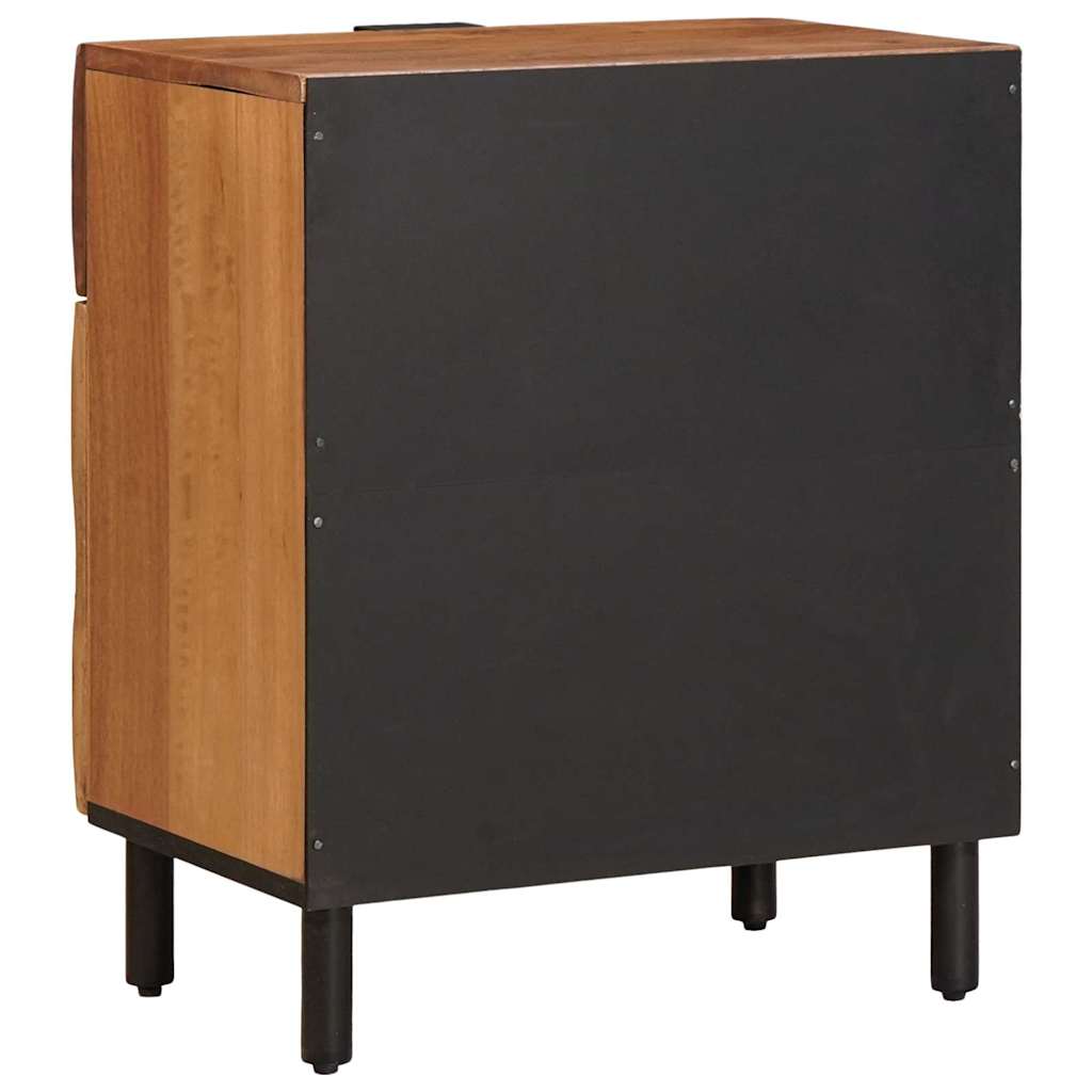 Bedside Cabinet Brown 50 x 33 x 60 cm Solid Mango Wood