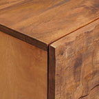 Bedside Cabinet Brown 50 x 33 x 62 cm Solid Mango Wood