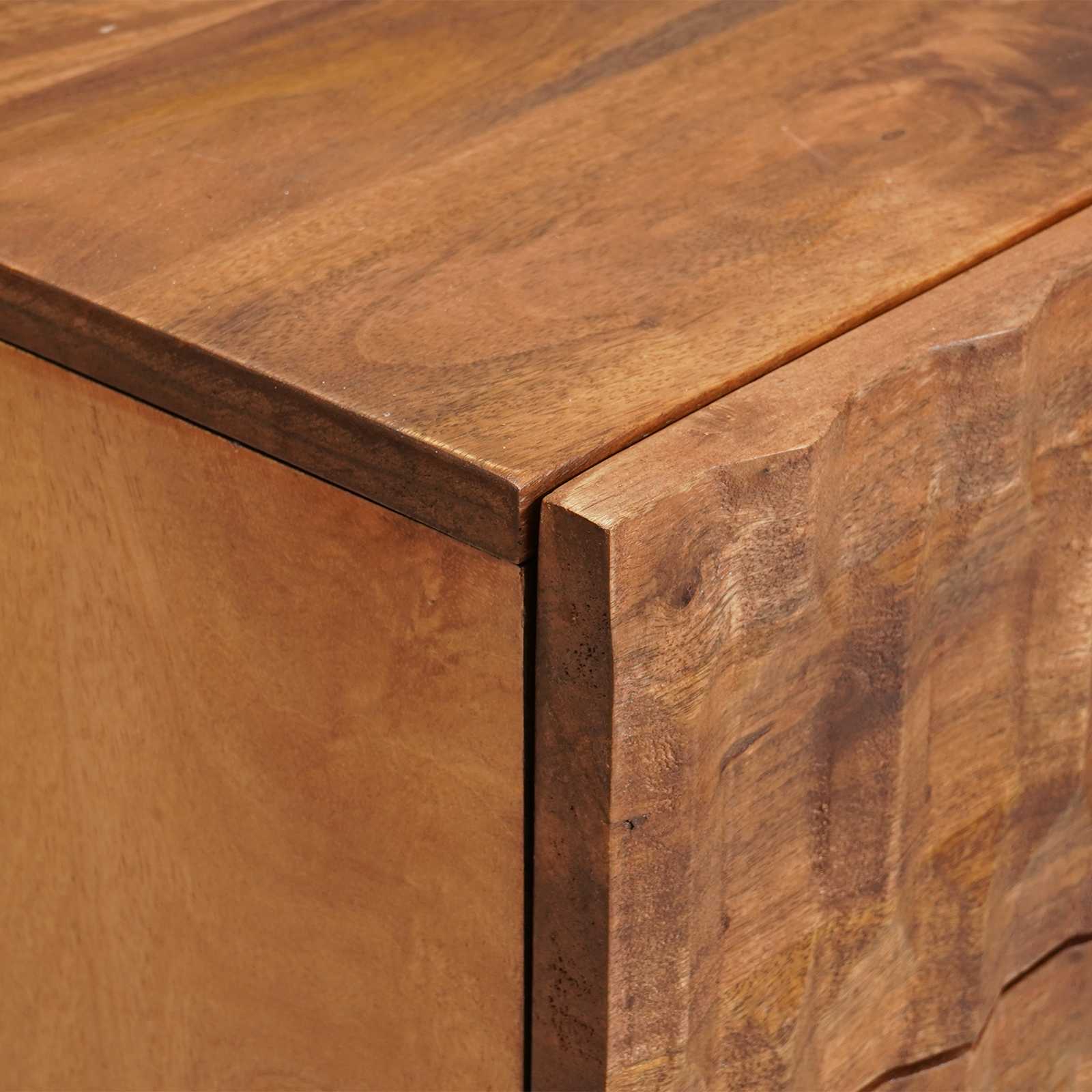 Bedside Cabinet Brown 50 x 33 x 62 cm Solid Mango Wood