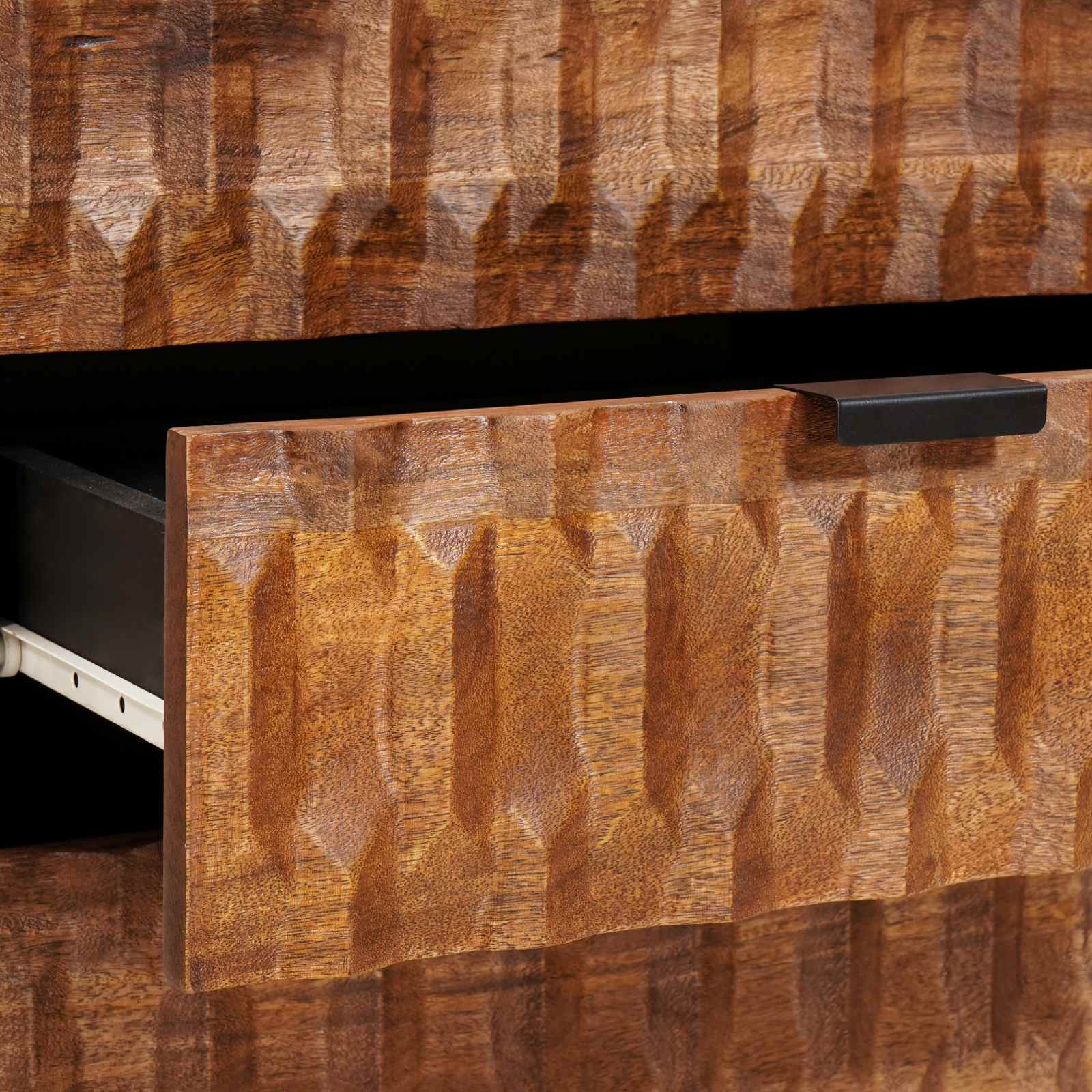 Bedside Cabinet Brown 50 x 33 x 62 cm Solid Mango Wood