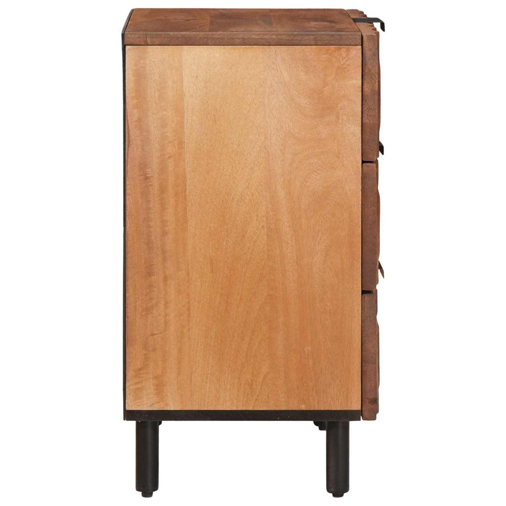 Bedside Cabinet Brown 50 x 33 x 62 cm Solid Mango Wood