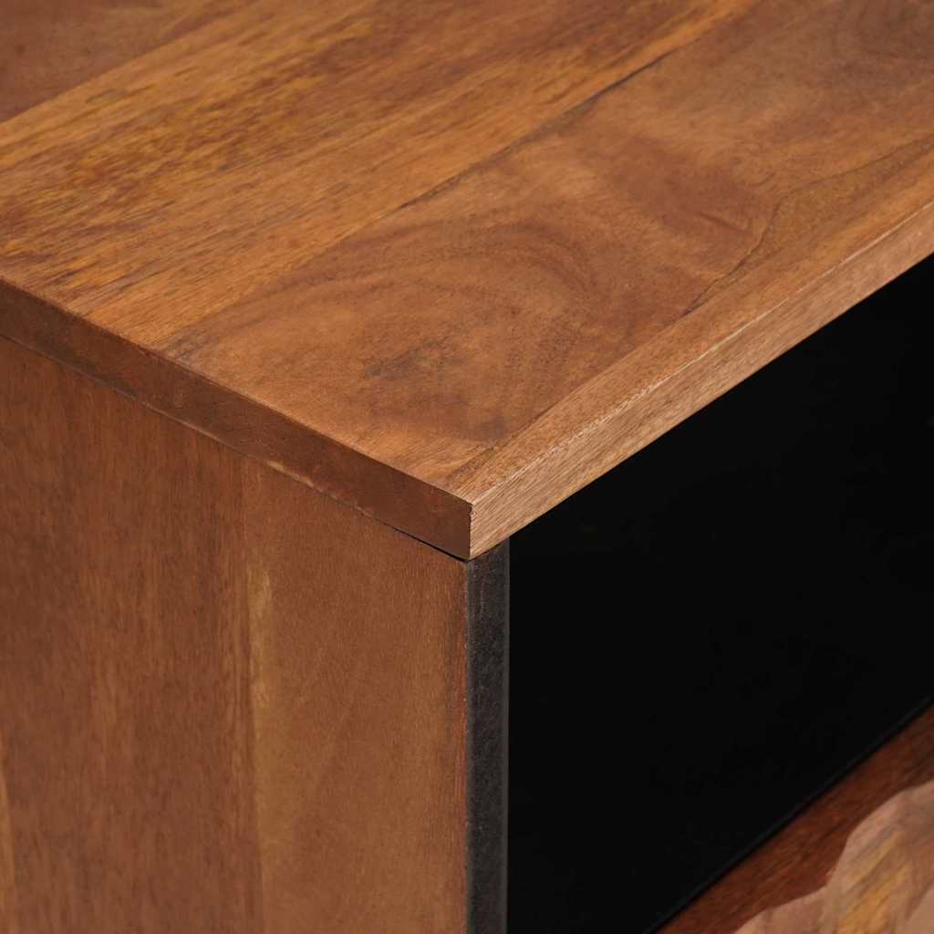 Bedside Cabinet Brown 50 x 33 x 60 cm Solid Mango Wood