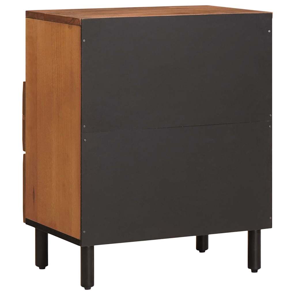 Bedside Cabinet Brown 50 x 33 x 60 cm Solid Mango Wood