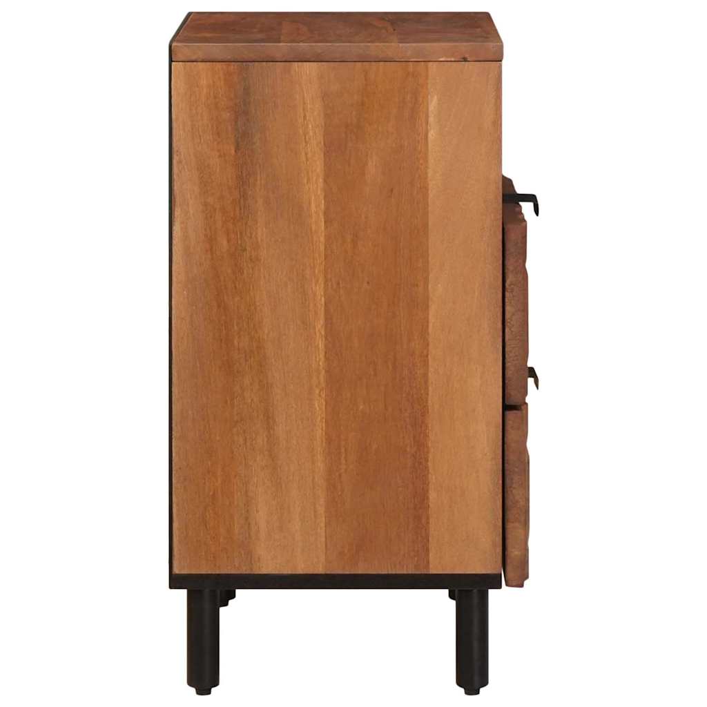 Bedside Cabinet Brown 50 x 33 x 60 cm Solid Mango Wood