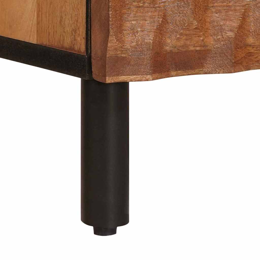 Bedside Cabinet Brown 50 x 33 x 60 cm Solid Mango Wood