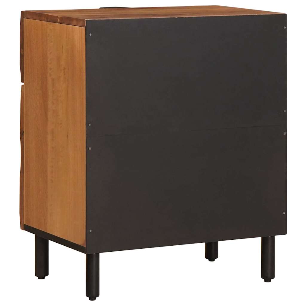 Bedside Cabinet Brown 50 x 33 x 60 cm Solid Mango Wood
