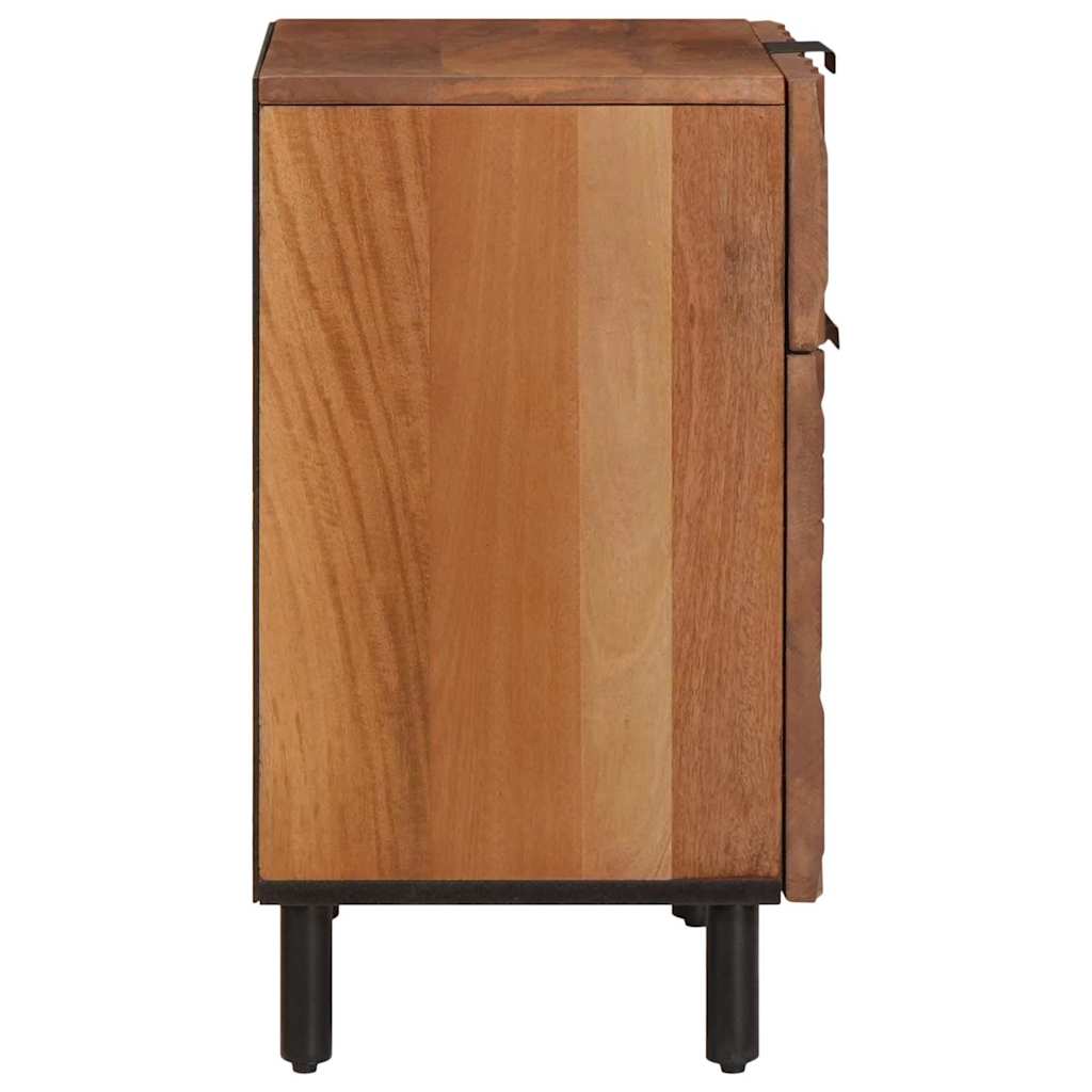 Bedside Cabinet Brown 50 x 33 x 60 cm Solid Mango Wood