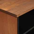 TV Cabinet Acacia Brown Finish 80 x 33 x 46 cm Solid Mango Wood