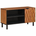 TV Cabinet Acacia Brown Finish 80 x 33 x 46 cm Solid Mango Wood