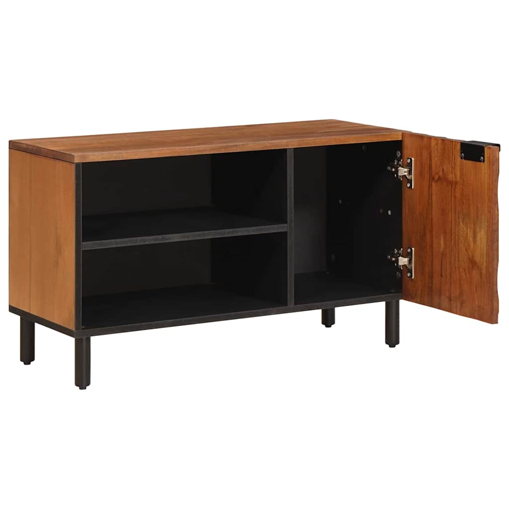 TV Cabinet Acacia Brown Finish 80 x 33 x 46 cm Solid Mango Wood