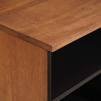 TV Cabinet with Drawer Acacia Brown Finish 100 x 33.5 x 46 cm