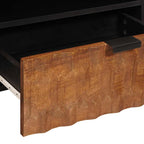 TV Cabinet Acacia Brown Finish 80 x 33 x 46 cm Solid Mango Wood
