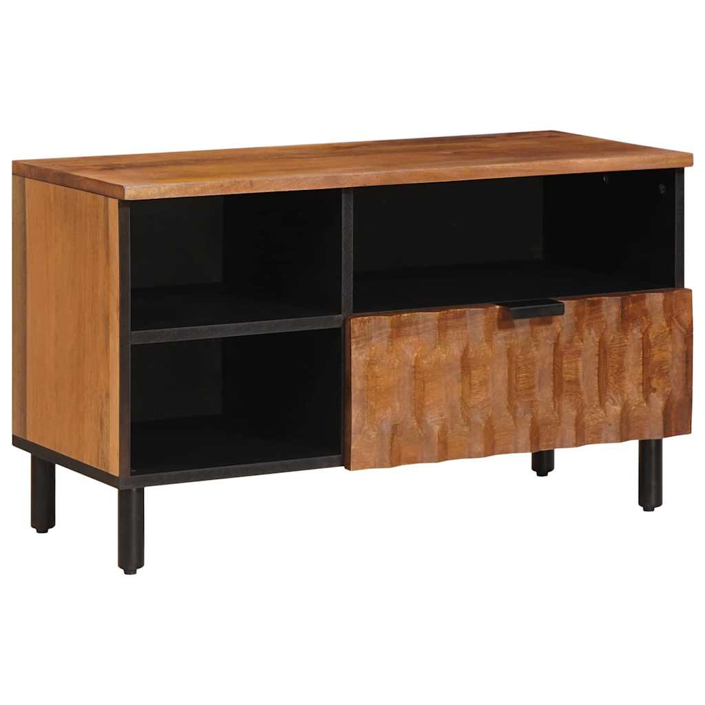 TV Cabinet Acacia Brown Finish 80 x 33 x 46 cm Solid Mango Wood