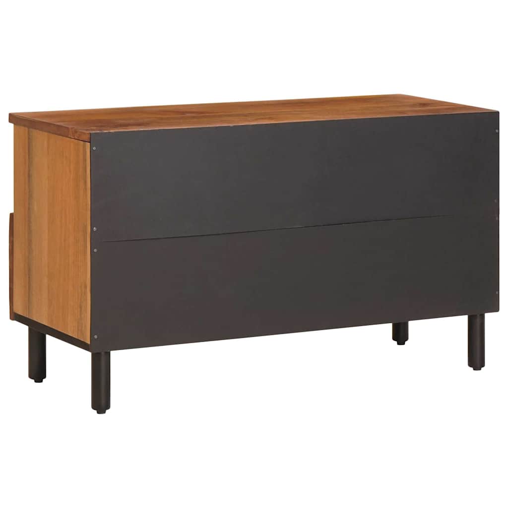 TV Cabinet Acacia Brown Finish 80 x 33 x 46 cm Solid Mango Wood