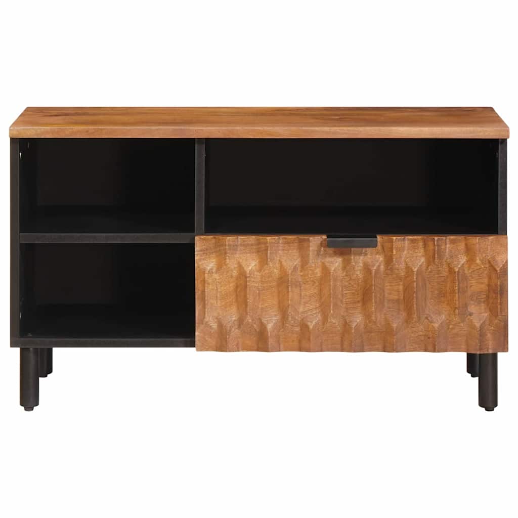 TV Cabinet Acacia Brown Finish 80 x 33 x 46 cm Solid Mango Wood