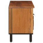 TV Cabinet Acacia Brown Finish 80 x 33 x 46 cm Solid Mango Wood