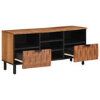 TV Cabinet with Drawer Acacia Brown Finish 100 x 33.5 x 46 cm