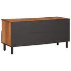TV Cabinet with Drawer Acacia Brown Finish 100 x 33.5 x 46 cm