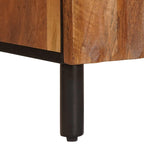 Sideboard Acacia Brown Finish 40 x 33 x 75 cm Solid Mango Wood