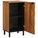 Sideboard Acacia Brown Finish 40 x 33 x 75 cm Solid Mango Wood