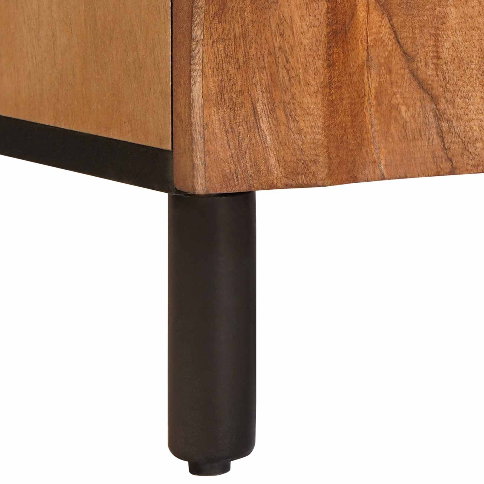 Sideboard Acacia Brown Finish 60 x 33 x 75 cm Solid Mango Wood