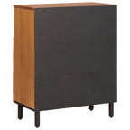Sideboard Acacia Brown Finish 60 x 33 x 75 cm Solid Mango Wood