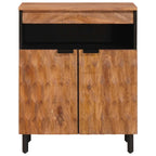 Sideboard Acacia Brown Finish 60 x 33 x 75 cm Solid Mango Wood