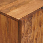Sideboard Acacia Brown Finish 60 x 33 x 75 cm Solid Mango Wood