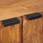 Sideboard Acacia Brown Finish 60 x 33 x 75 cm Solid Mango Wood