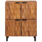 Sideboard Acacia Brown Finish 60 x 33 x 75 cm Solid Mango Wood