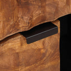 Sideboard Acacia Brown Finish 80 x 33 x 75 cm Solid Mango Wood
