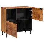 Sideboard Acacia Brown Finish 80 x 33 x 75 cm Solid Mango Wood