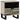 Bedside Cabinet with Drawer White and black 40 x 33 x 46 cm