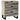 Bedside Cabinet with Drawer White and black 50 x 33 x 60 cm