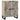 Media Storage Cabinets & Racks White and Black 60 x 33 x 75 cm