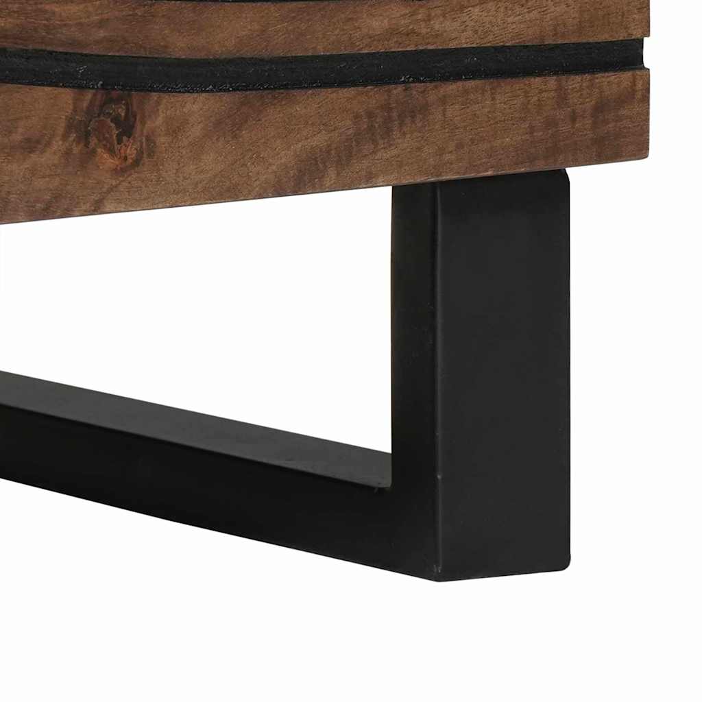 Bedside Cabinet Walnut 40 x 33 x 46 cm Solid Acacia wood