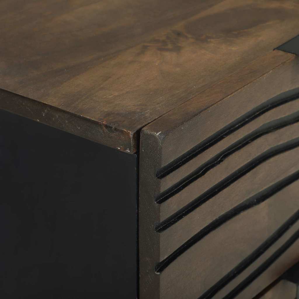 Bedside Cabinet Walnut 40 x 33 x 46 cm Solid Acacia wood