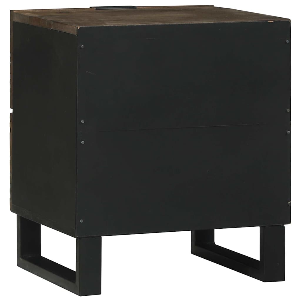 Bedside Cabinet Walnut 40 x 33 x 46 cm Solid Acacia wood